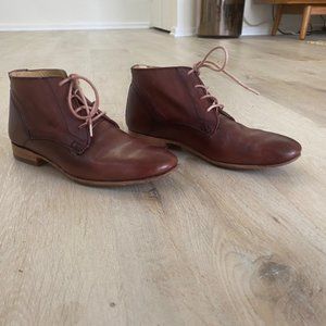 Women's Hand-crafted Oxford Leather Booties